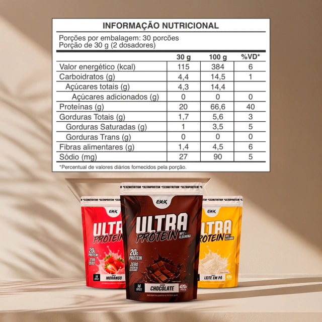 Ultra Protein Whey 900g - Exx Nutrition - chocolate