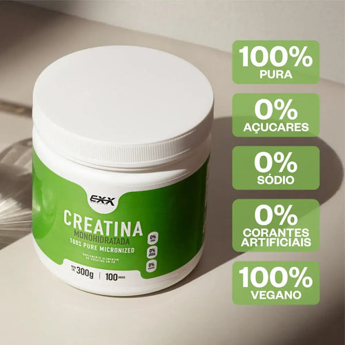 Creatina 100% Pura e Micronizada 300g - Exx Nutrition