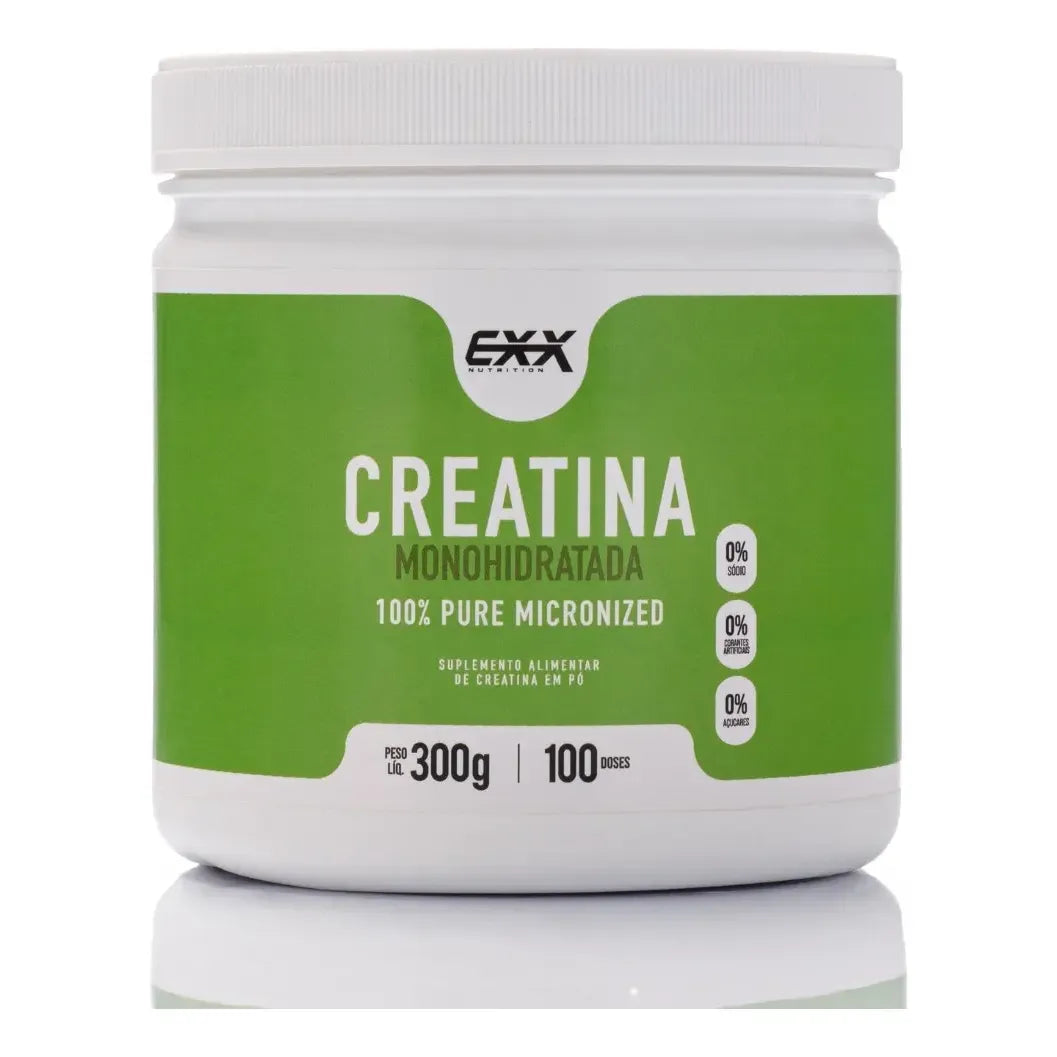 Creatina 100% Pura e Micronizada 300g - Exx Nutrition